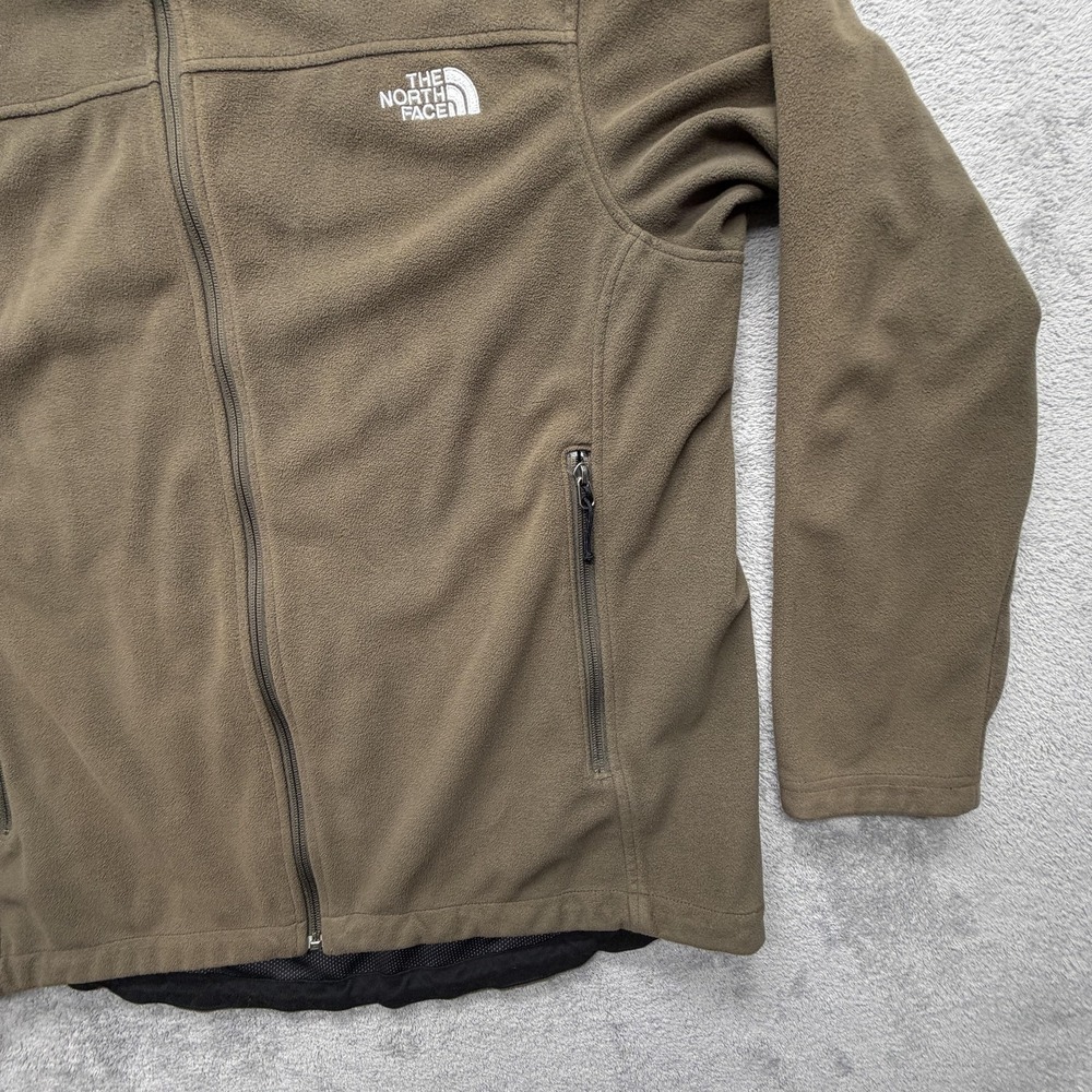 The North Face Jacket Mens XL Brown Windwall Full Zip Lined Pockets Outdoor - Picture 11 of 16